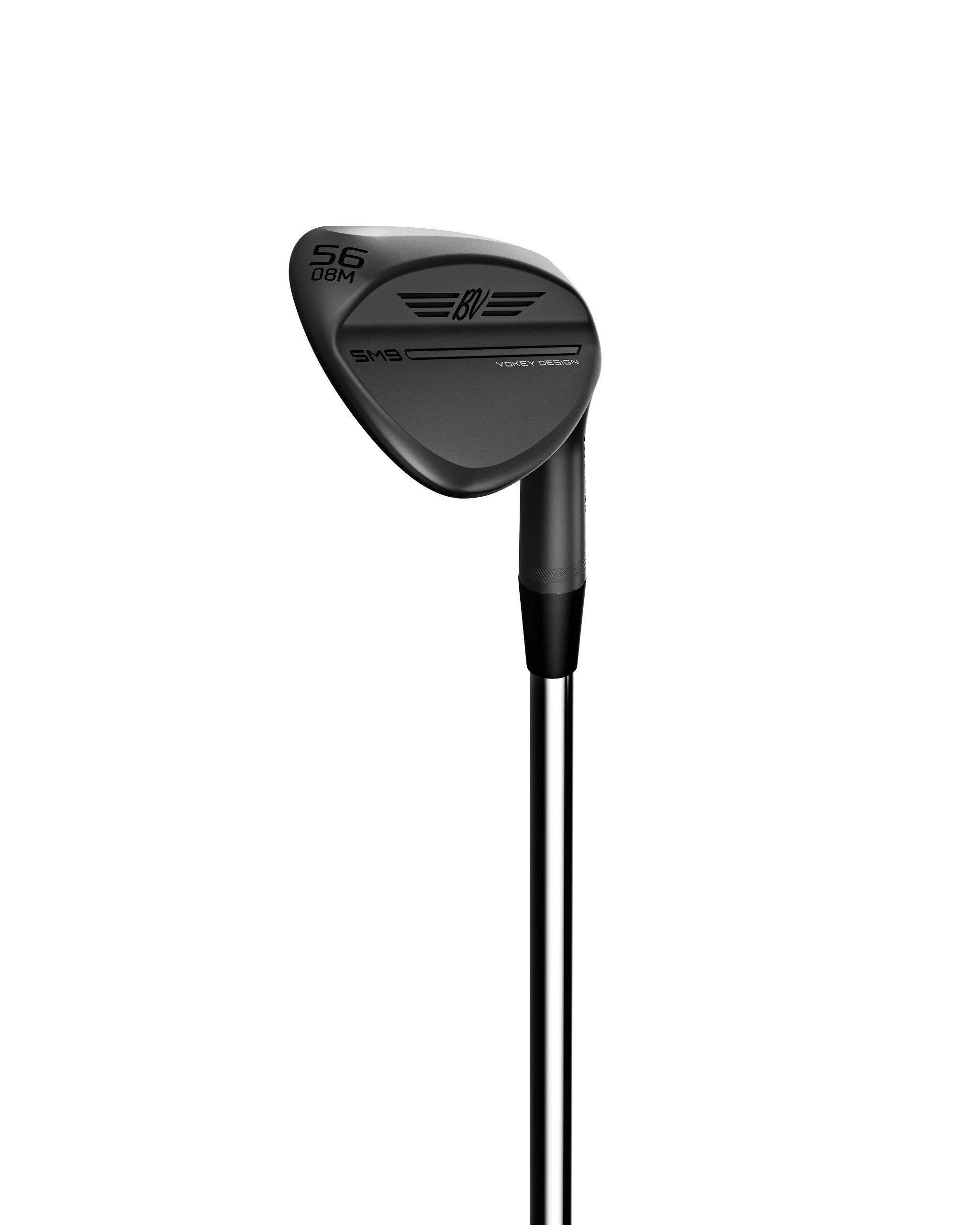 SM9 Jet Black Wedge with Steel Shaft